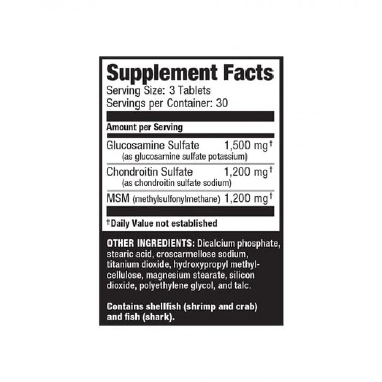 Глюкозамин Хондроитин МСМ, Ultimate Nutrition, Glucosamine Chondroitin ...